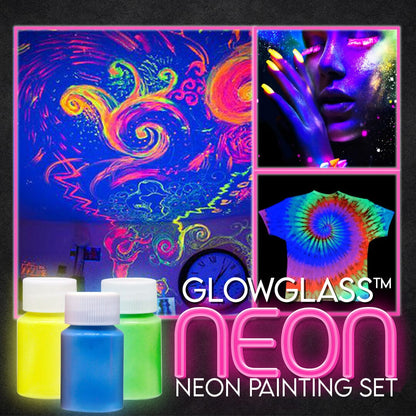 GlowGlass™ Neon Painting Set